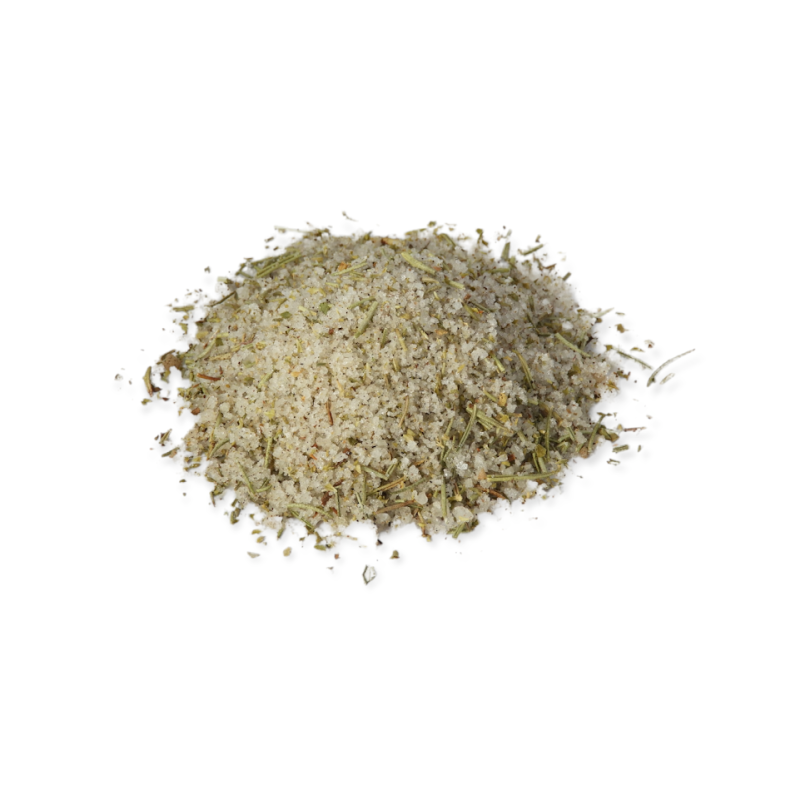 Messolonghi Anthos Salt (Afrina) with Rosemary, Black Pepper (powder) & Oregano